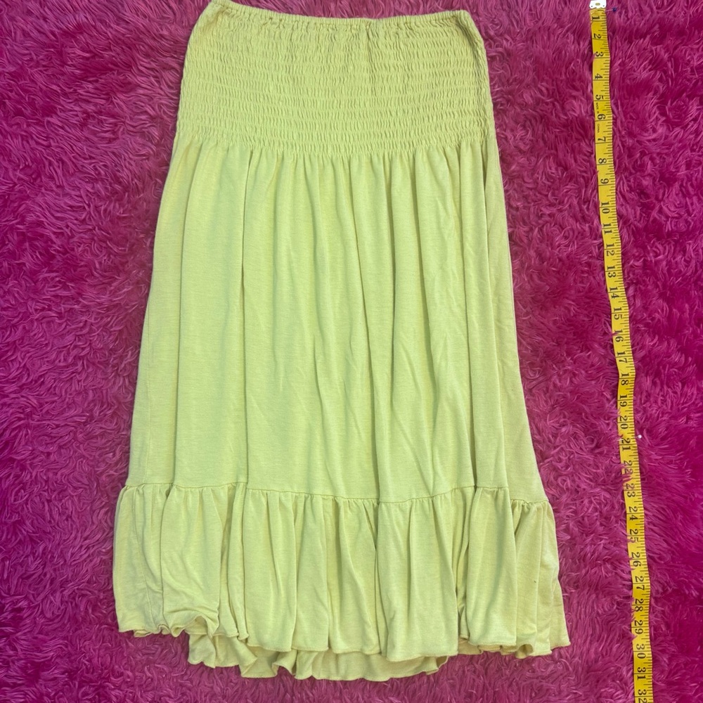 Yellow Women's sun dress B028